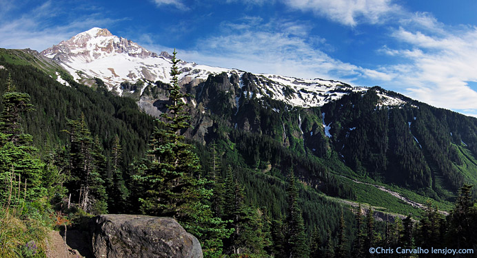 Oregon's Mt. Hood and the Muddy Fork of the Sandy River, McNeil Point Trail