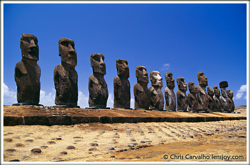 Easter Island Moai -- Photo  Chris Carvalho