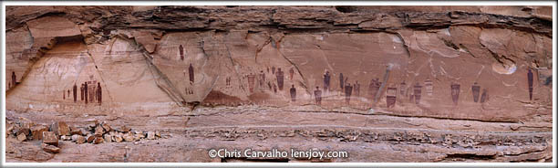 The Great Gallery (Canyonlands National Park, Utah) -- Photo  Chris Carvalho/Lensjoy.com